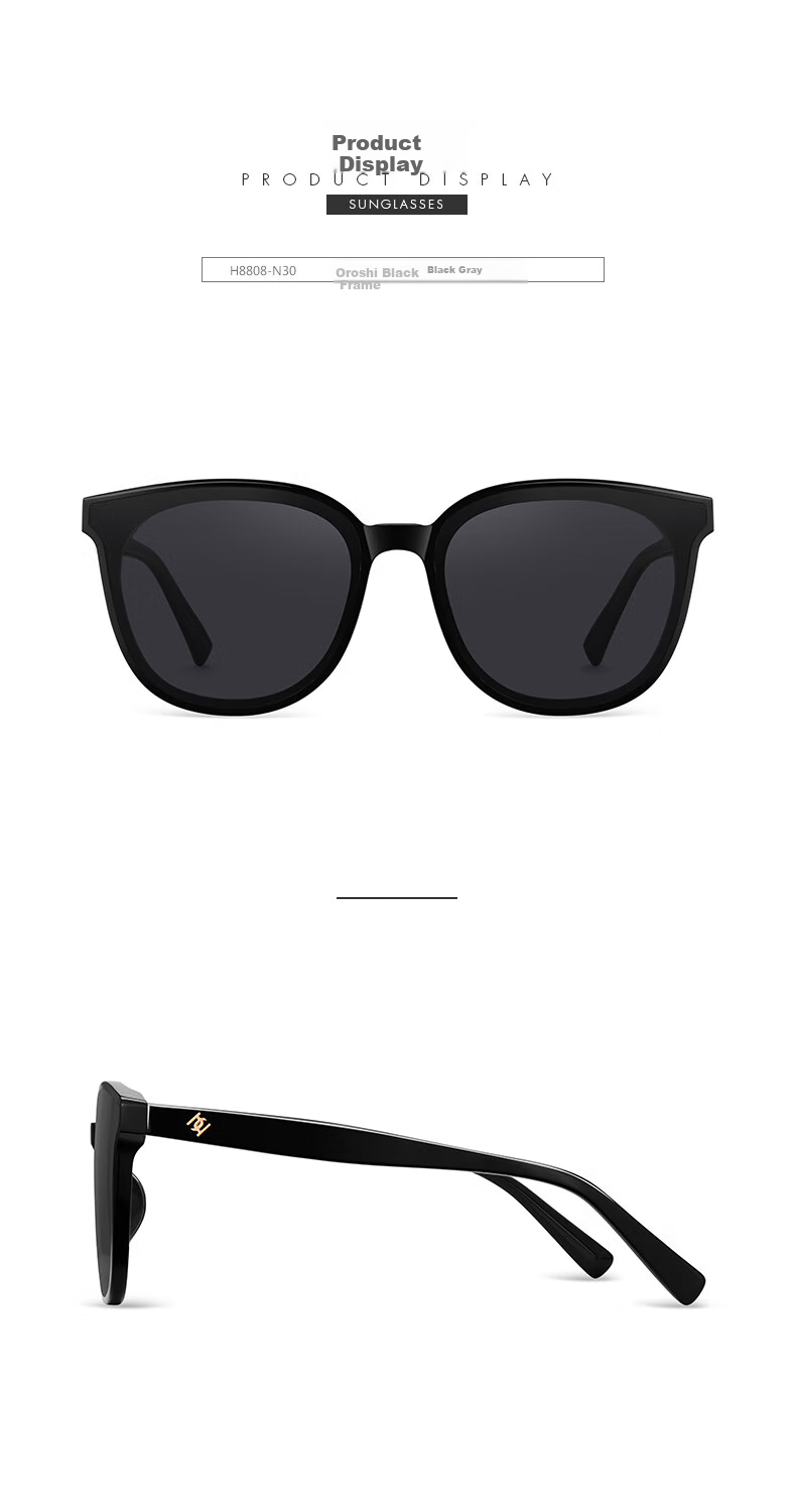 HELEN KELLER Polarized Sunglasses for Women, Retro Cat-Eye Design, High-End Fashion, UV Protection, Driving-Specific Glasses H8808 5