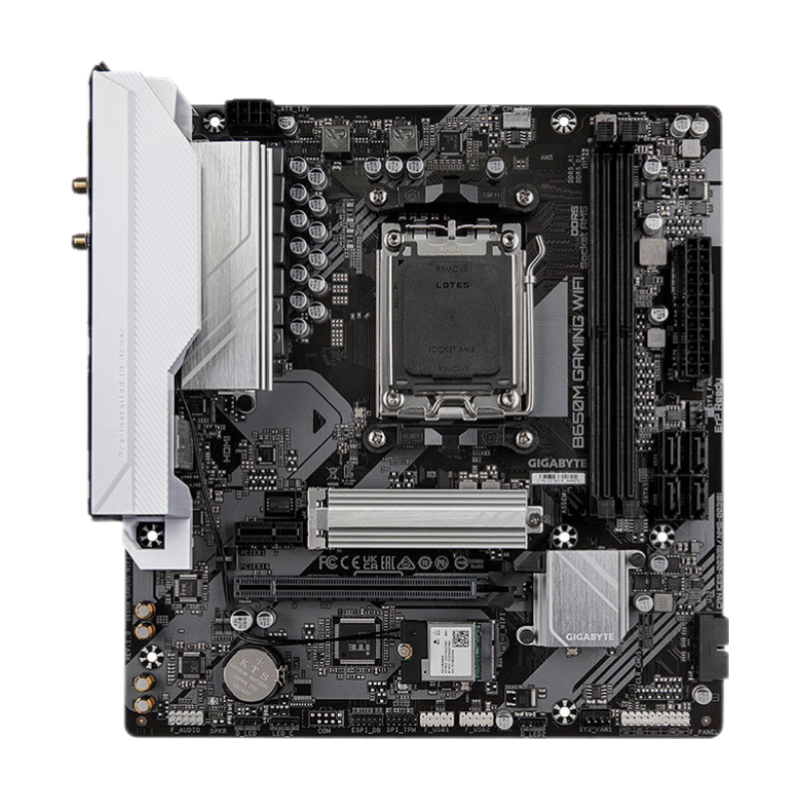 GIGABYTE Bai Mo Ying Motherboard B650M GAMING WIFI DDR5 Supports AMD CPU AM5 7950X3D/7900X3D/7800X3D