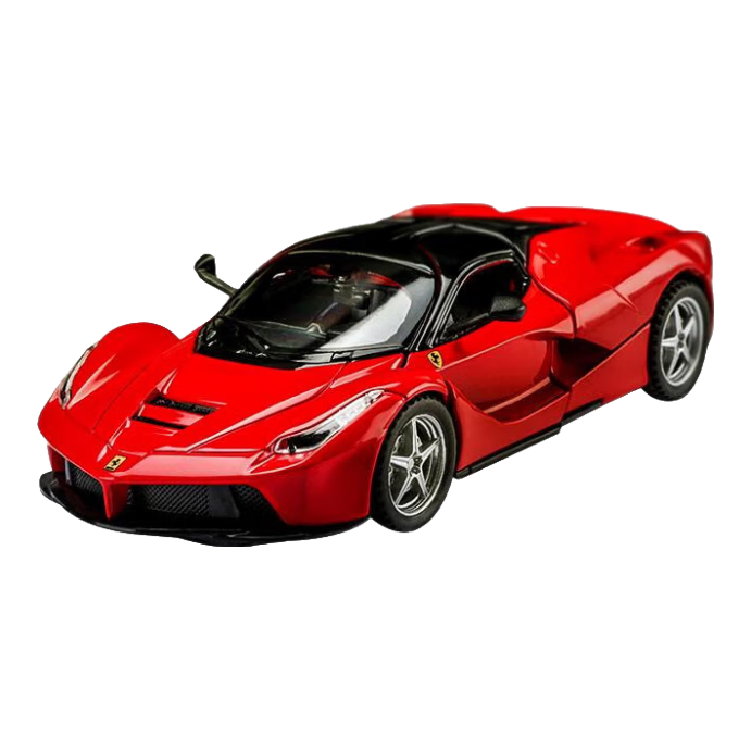 Anby Families Children's Toy Car for Boys Aged 3-6, Ferrari Alloy Realistic Car Model Collectible Display Piece, Birthday Gift for Boys And Girls