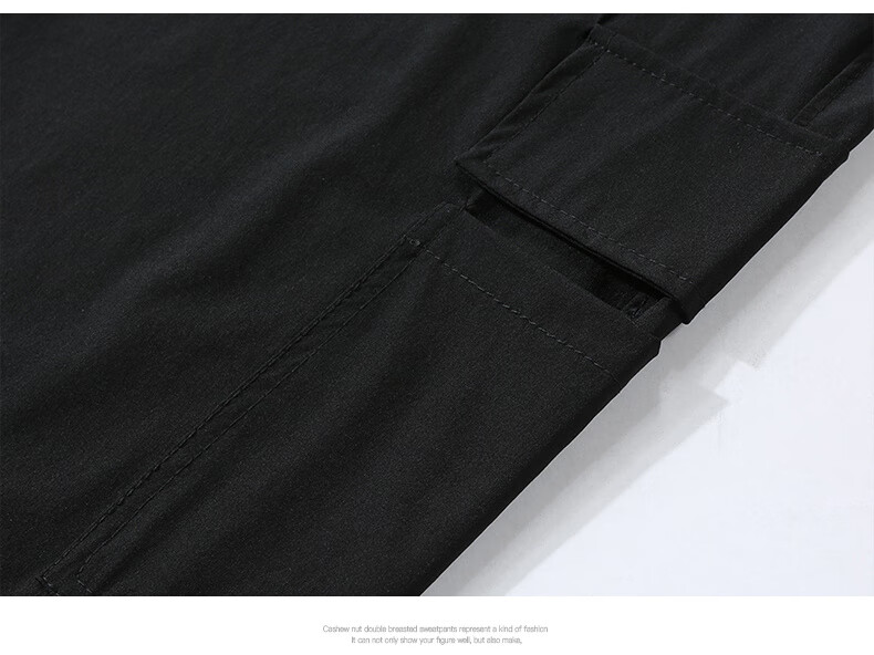 JEEP SPIRIT Casual Pants, Summer Ice Silk Quick-Dry Sports Joggers, Lightweight Outdoor Loose Trousers, Dark Gray, 4XL 7