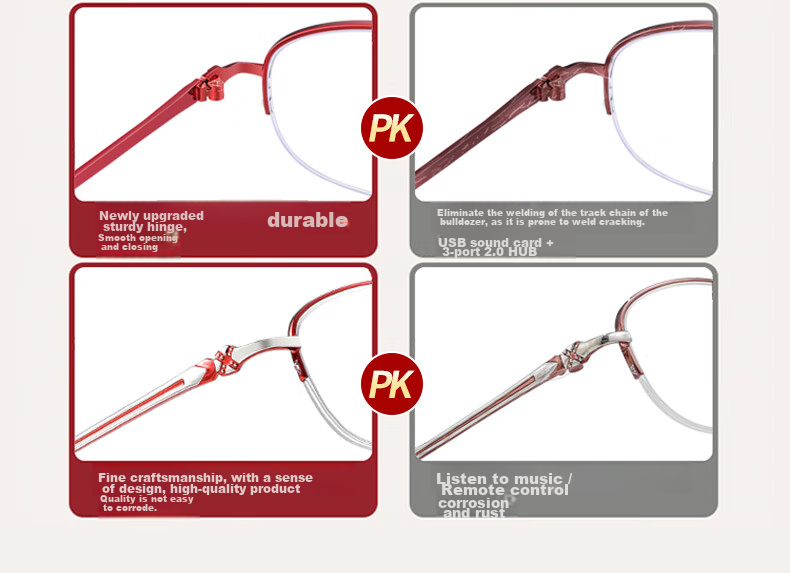 LESCA LUNETIER Reading Glasses for Women, Anti-Blue Light Radiation, High-Quality Genuine Product, High-Definition Presbyopic Glasses for Middle-Aged And Elderly, Fashionable Reading Glasses 19