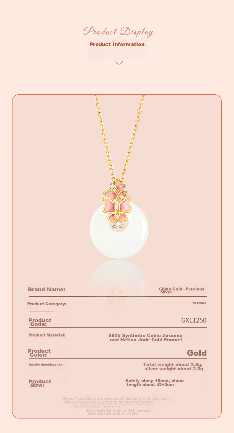 Zhenshangyin Chinese Gold Eight Treasures Compass Silver Necklace for Women, 2026 New Mid-Autumn Festival Birthday Gift for Wife, Sparkling Zirconium S925 11