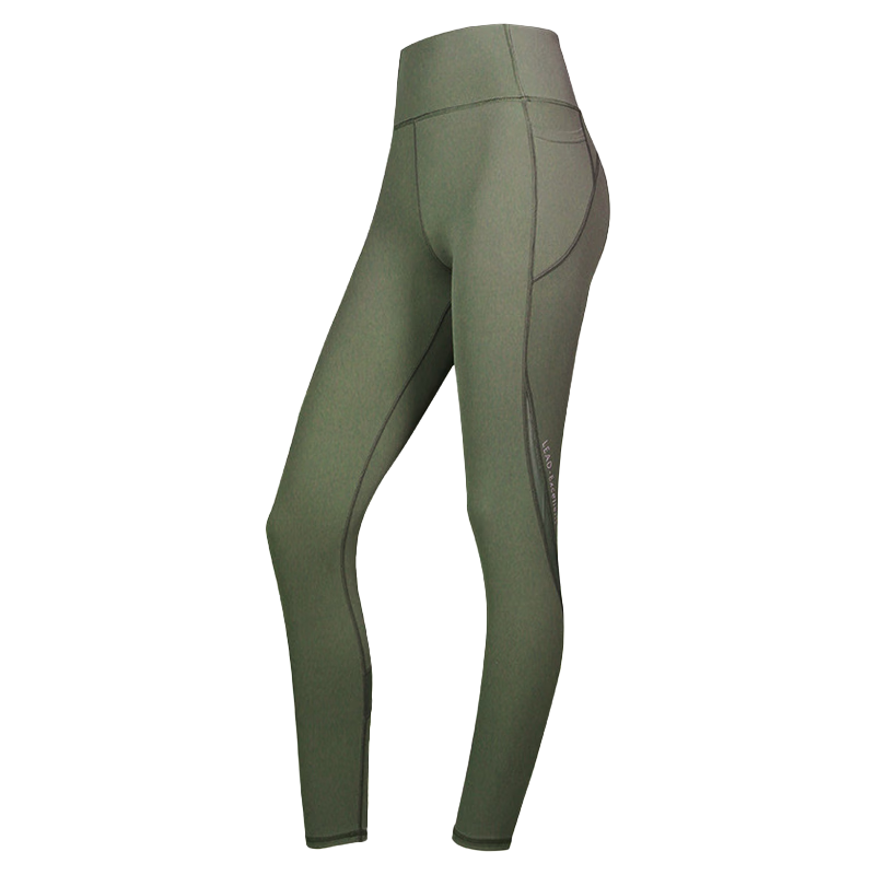XUEXIMAN Mesh Splice High-Waist Butt-Lifting Stretchy Tight Peach Hip Running Sports Fitness Pants for Women