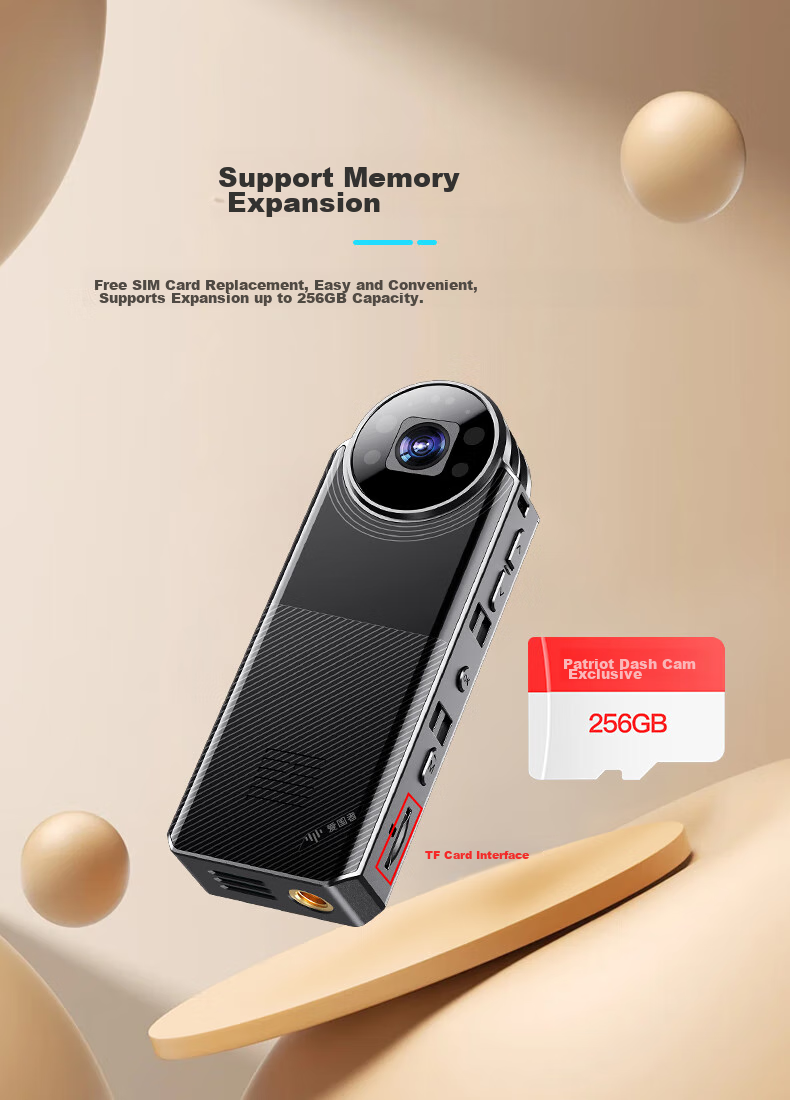 Aigo Action Camera, High-Definition Portable Sports Camera, Compact Video Recorder, S12 Model, 128GB Storage 6