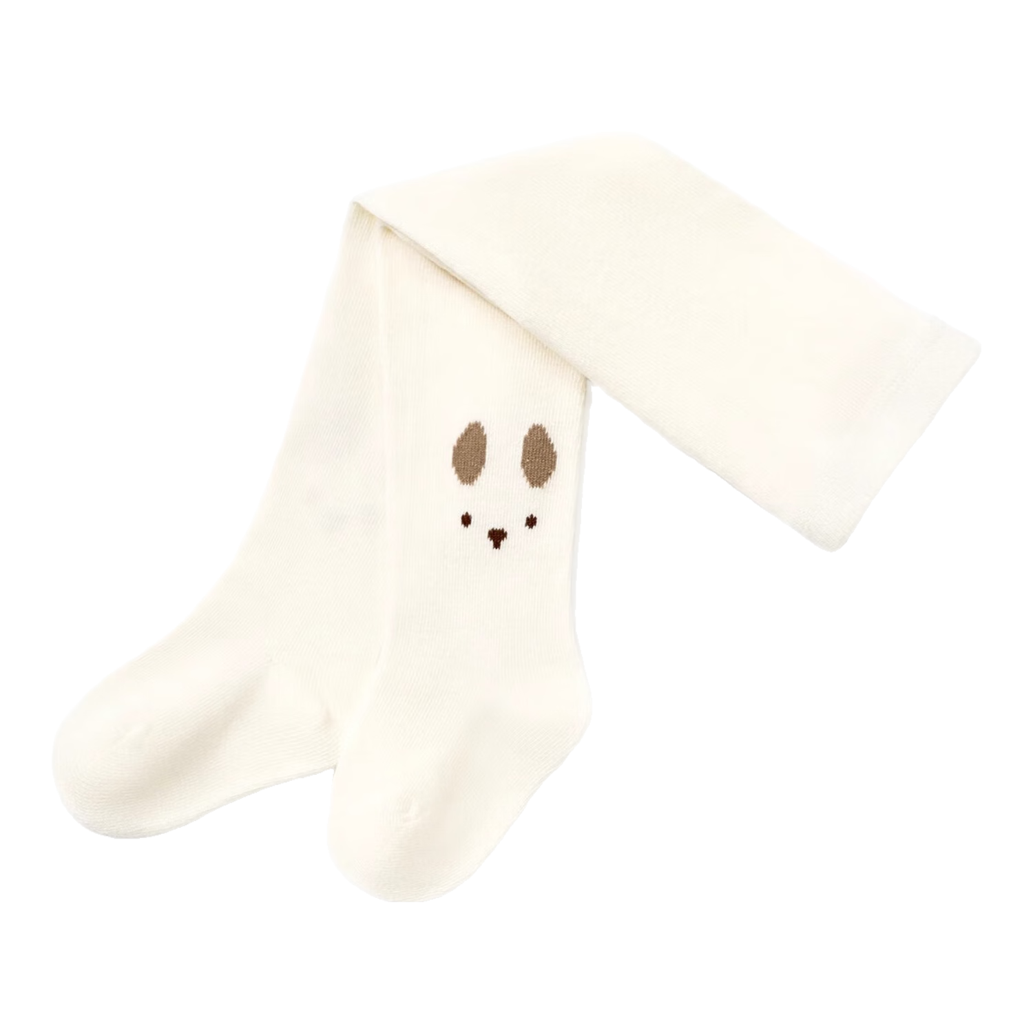 Niduoxiong Children's Leggings, Autumn And Winter Girls' Tights, Baby Underpants, Spring And Autumn Breathable Infant Pants Socks, White