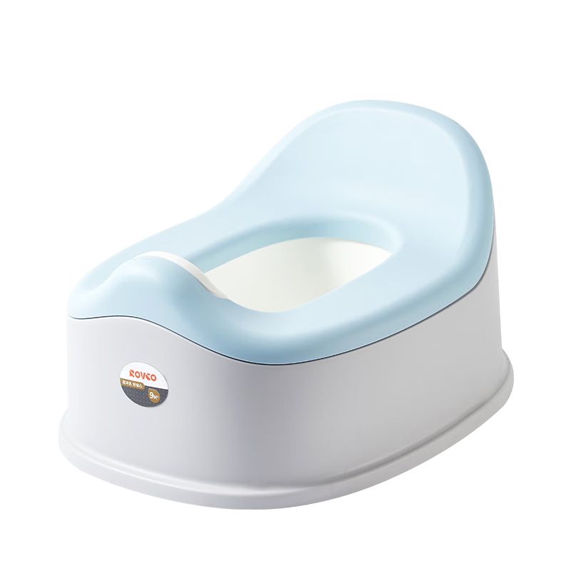 Rikang Children's Toilet, for Ages 1-3, Baby Potty Training Seat, X2017-4 Set, Blue