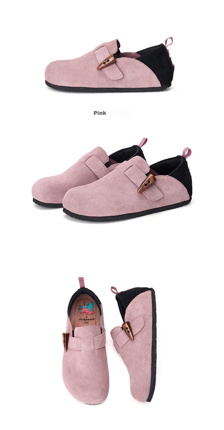 J&M Birkenstock-Style Women's Shoes, Spring Outdoor Wear, Soft Sole, Retro, Full Coverage, Casual, Niche, Women's Flats, Coffee Color, Size 40 16