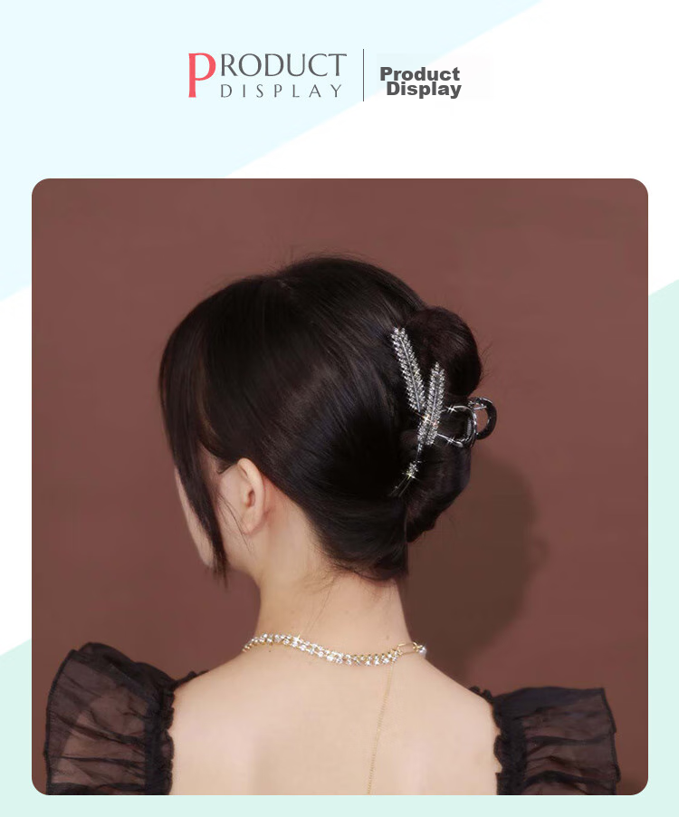 CHIMERA Elegant Back-Of Hair Claw Clip, Korean Style Large Hair Claw, Hair Accessory, Women's Hair Ornament, Mid-Autumn Festival Gift 20