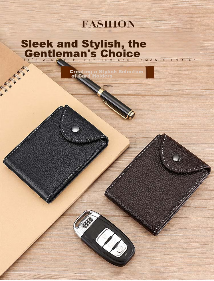 JEVI Genuine Leather Driver's License Holder for Men, Large Capacity Card Case, Multi-Card Slots, Multifunctional Driving License Protector Cover 1