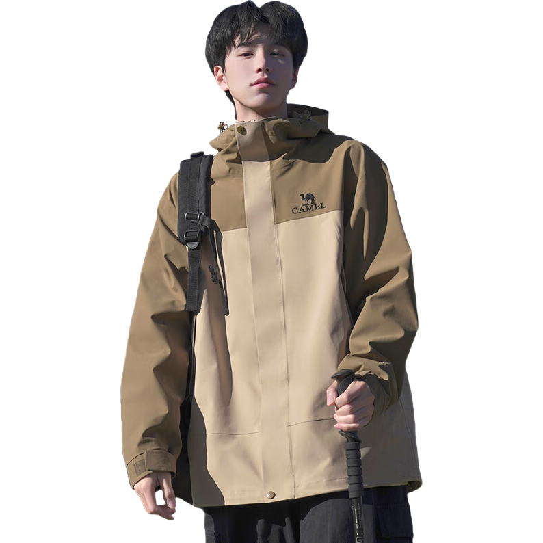 CAMEL North Wind Jacket Three-In down Inner Liner Windproof Waterproof Mountaineering Suit A23CF00138FD L