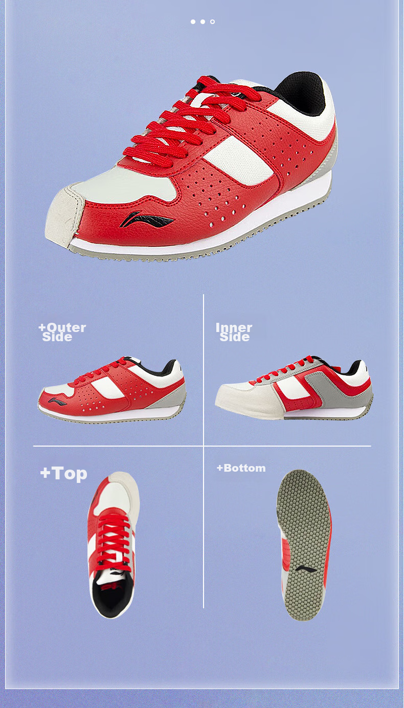 Li-Ning Fencing Shoes, Children's Training Shoes, Breathable And Wear-Resistant, Non-Slip Running And Basketball Shoes, Fencing Equipment for Boys And Girls 13