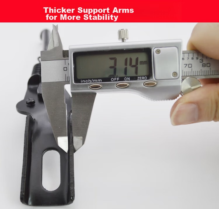 HOTUN Bicycle Foot Support, Mountain Bike Side Support, Adjustable Length Parking Rack Support, Bike Stand YXCT-3KKT 4