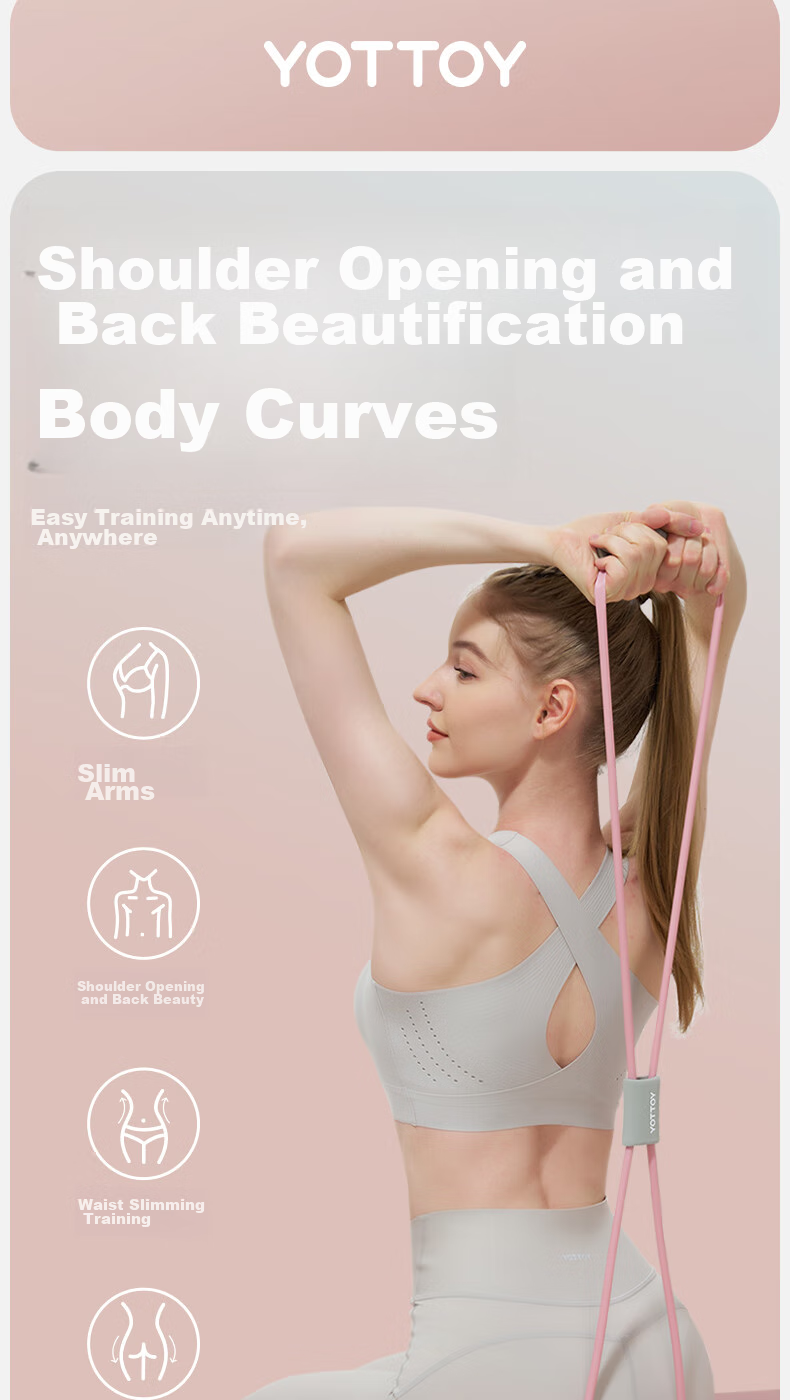 Yottoy 8-Character Pull-Up Bar, Home Fitness Back Opener for Women, Shoulder And Back Exercise Device, Yoga Stretching Equipment for Beautiful Back 2