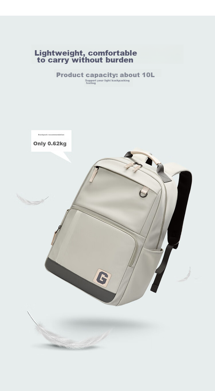 GOLF Backpack for Middle School, High School And College Students, Men's And Women's Shoulder Bag, 15.6-Inch Laptop Bag 9