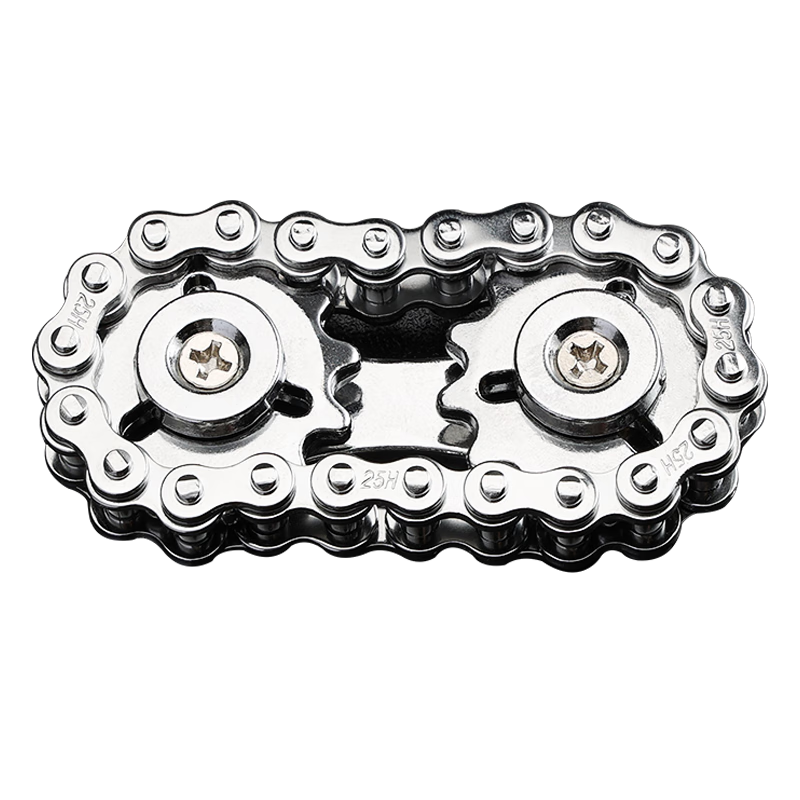 Bailishuang Finger Spinner, Chain Gear Stress Relief Toy, Fidget Spinner, EDC Stress Relief Gadget, Children's Holiday Gift
