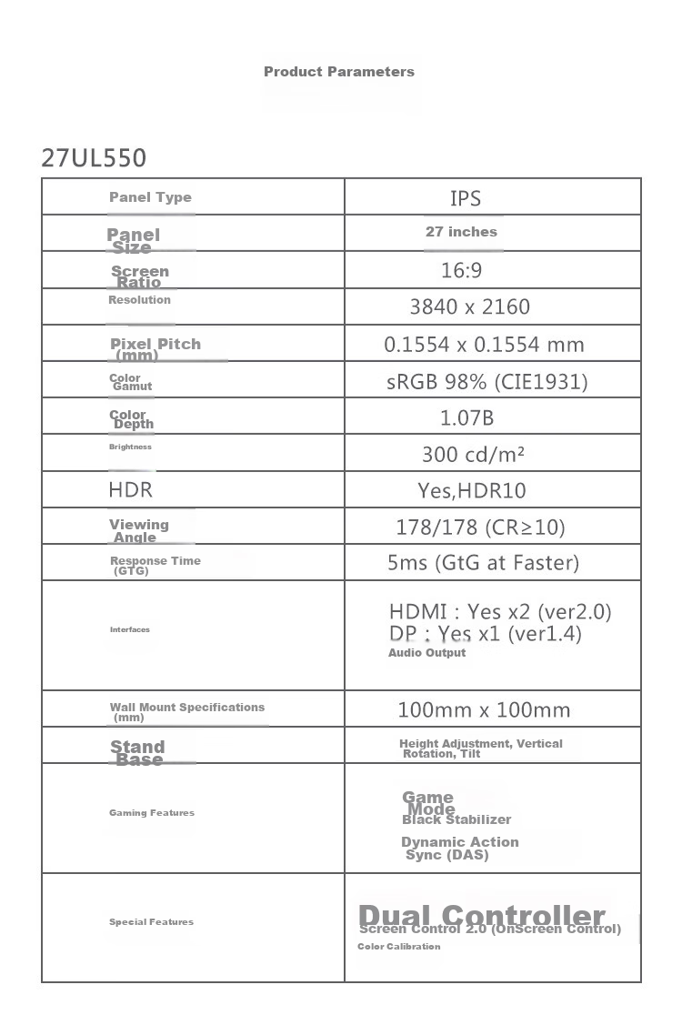 LG 27-Inch 4K Monitor IPS Type-C 90W Fast Charging HDR400 Built-In Speakers Computer Display Compatible with PS5 27UP850K 9