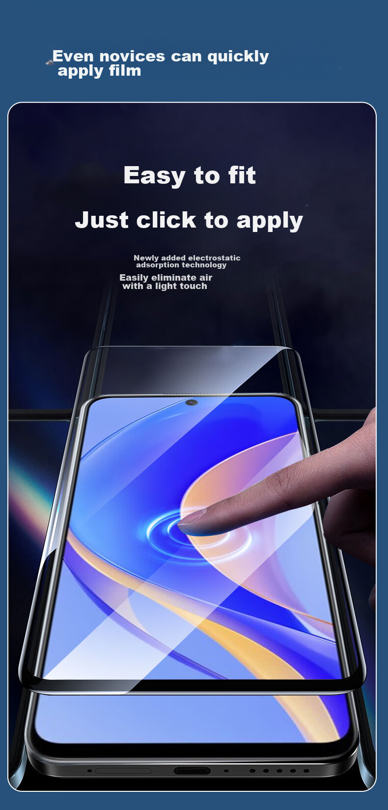 KOOLIFE Tempered Glass Screen Protector for Huawei Enjoy 50 Pro, Full Coverage Ultra-Thin HD Film for Huawei Enjoy 50 Pro Phone, Shatterproof Anti-Fingerprint Protective Film 14