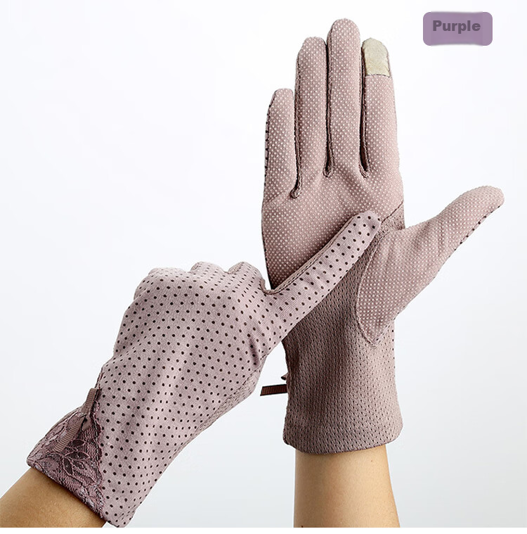 GLO-STORY Women's Gloves, Cycling Non-Slip Breathable Ladies Gloves, Thin WST014116, Deep Pink 12