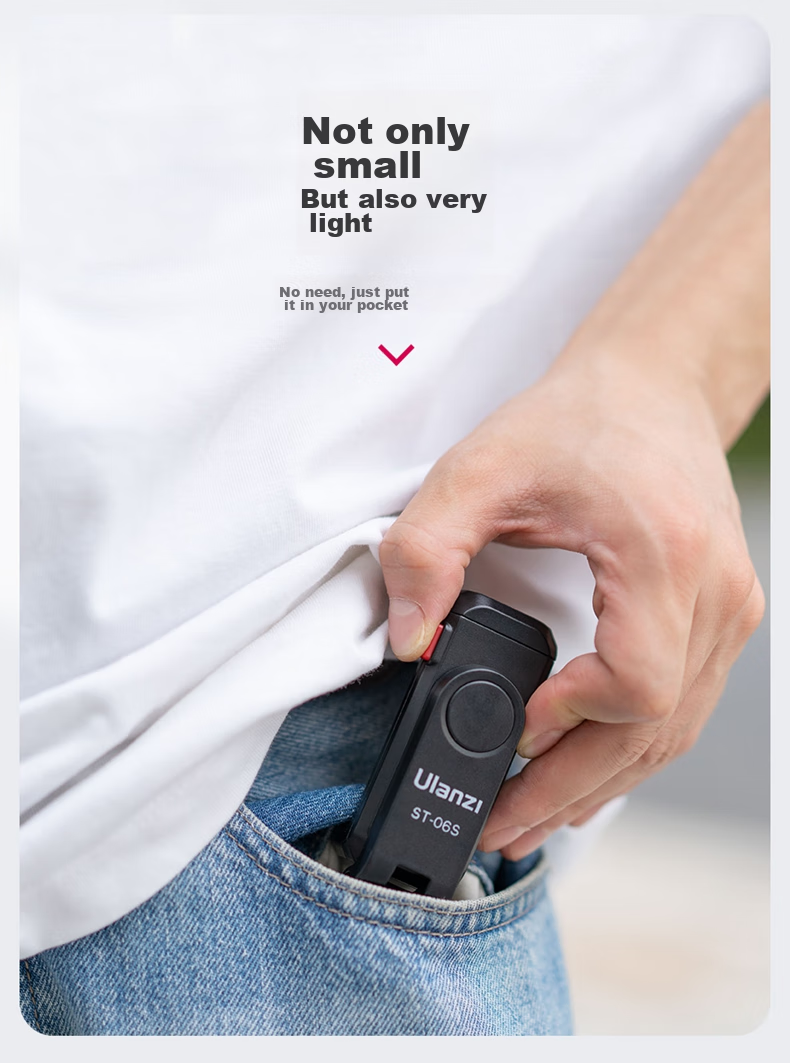 Ulanzi ST-6S Smartphone Clamp Bluetooth Remote Fill Light Kit, Horizontal And Vertical Shooting, Rotating Hot And Cold Boots, Viewfinder Flip Screen Monitor 5