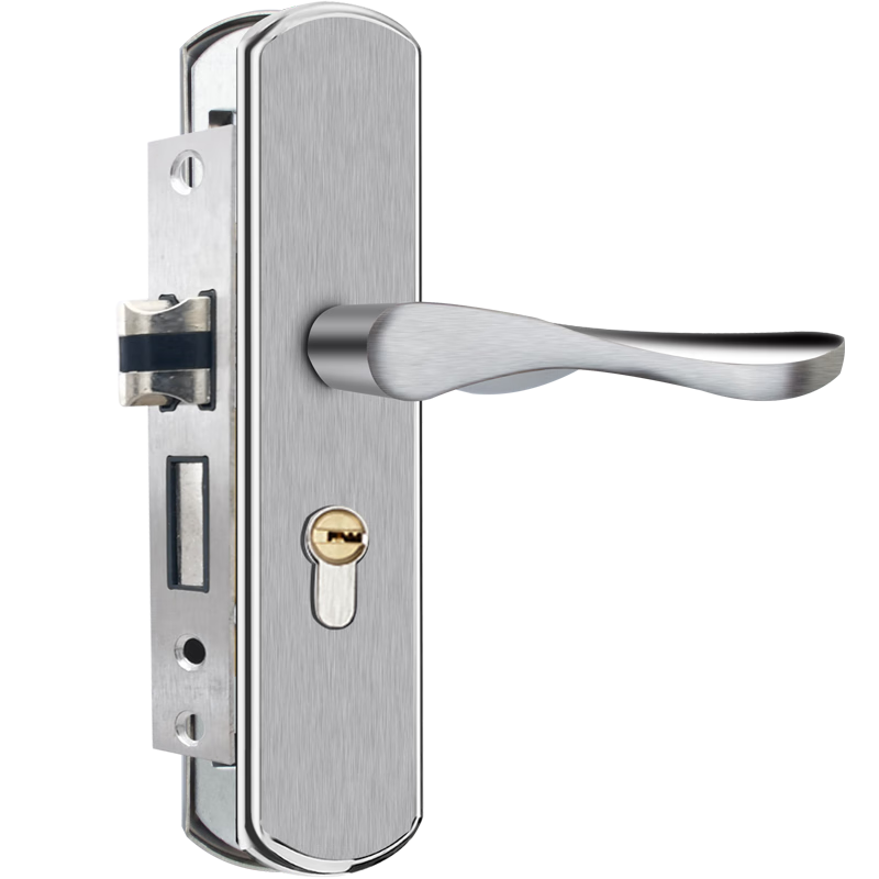 HOTUN Interior Door Lock Wooden Door Lock Bedroom Door Lock Adjustable Size Door Lock Old Door Replacement Lock No Drilling Required KTS01-125B