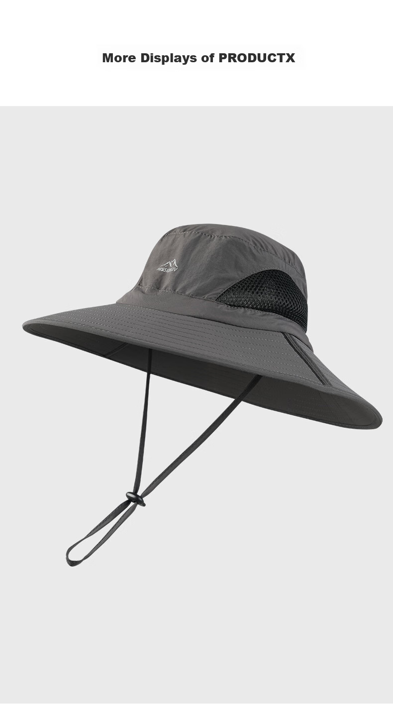 MISSION UV Sun Protection Hat for Men, Fishing Hat, Fisherman Hat, Hiking Cap, Summer Outdoor UV Protection Sun Hat, Cool Hat 9