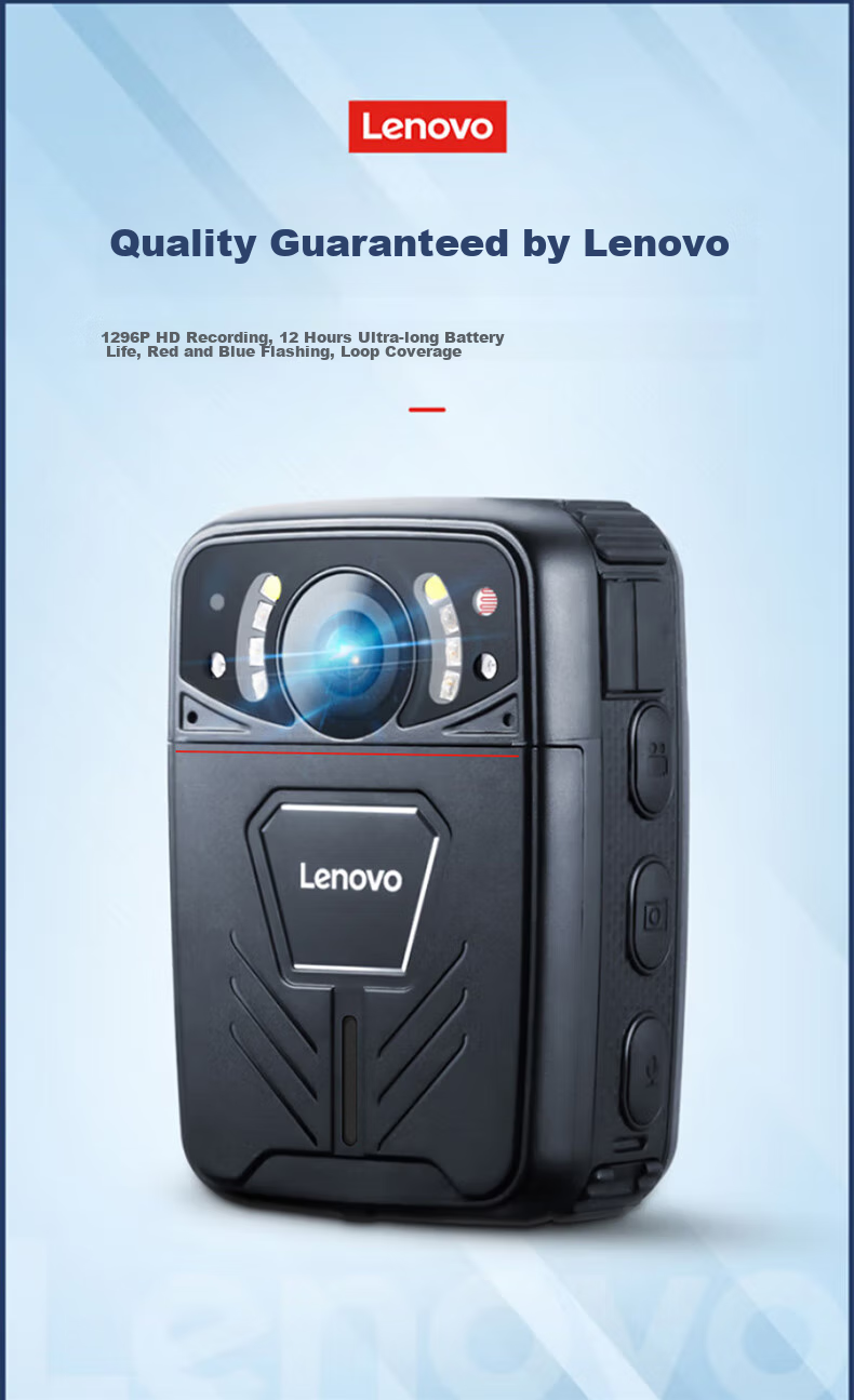 Lenovo DSJ-1Z 58MP Ultra HD Infrared Night Vision Law Enforcement Body Camera with 64GB Storage 1