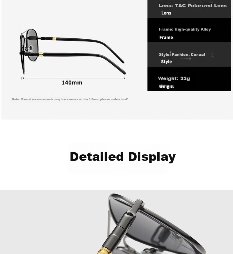 FESETE Sunglasses, Polarized Driving Glasses, UV Protection, Strong Light Blocking Sunglasses for School And Father's Day 11