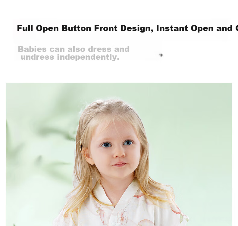 Beitaisi Children's Pajamas, Girls And Boys Summer Thin Breathable Home Wear Set, Baby Parent-Child Sleepwear Short Sleeve 13
