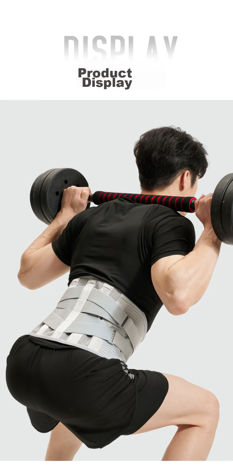 Mdikawe Back Support Belt for Lumbar Disc, Fitness Exercise Deadlift Squat Waist Trimmer, Unisex Running Abdominal Support Waist Brace XL 13