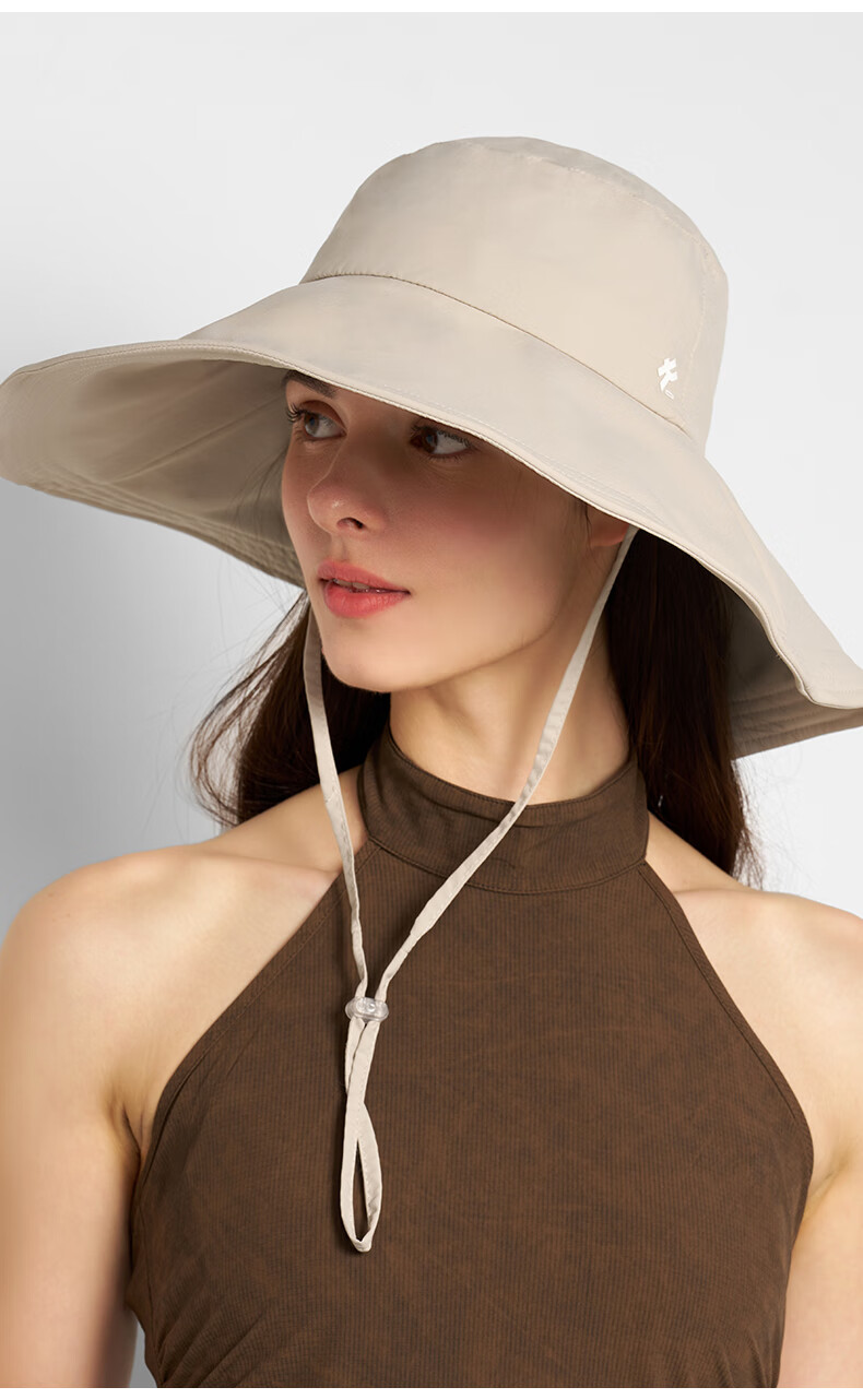 Kenmont Fisherman Hat for Women, Spring And Summer Simple Lightweight Black Gel Sun Protection Hat with Wide Brim, Full Face Sunshade Hat, Breathable Face-Slimming Effect 6159 5