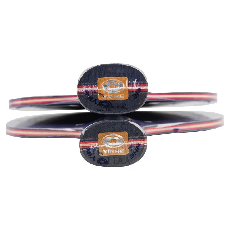YINHE U2 Upgraded Red And Black Carbon Wang 7W Table Tennis Blade, Table Tennis Racket Straight Handle, Used by Provincial Team, Offensive Type Table Tennis Paddle