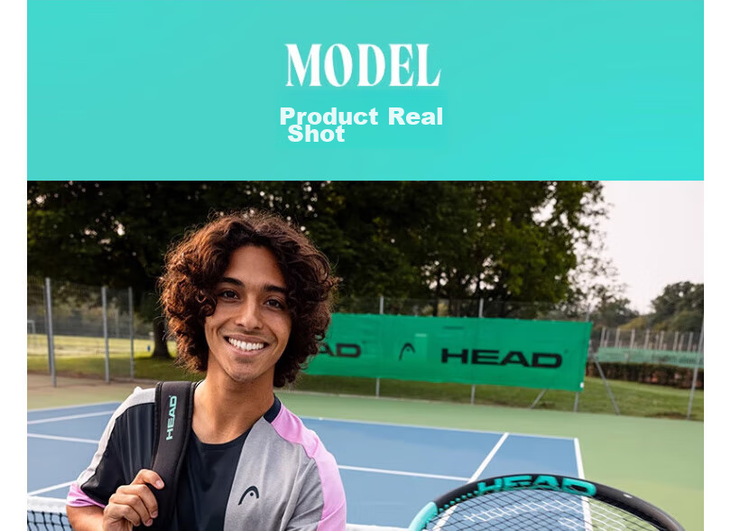 HEAD Tennis Racket BOOM, New Professional Model Goff L3, Carbon Fiber Full Carbon Adult Racket PRO, Pre-Strung 12