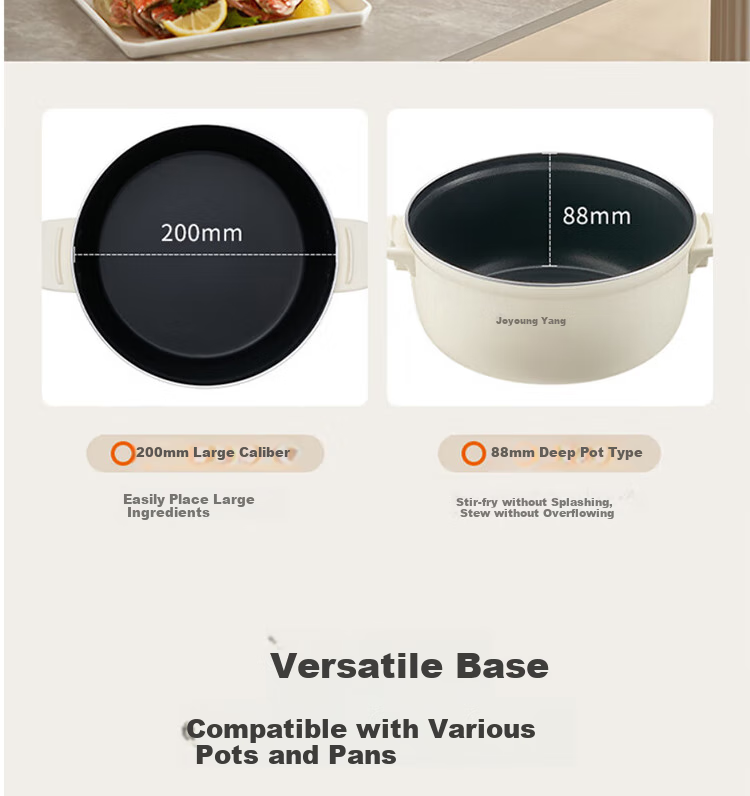 Joyoung Household Detachable Electric Hot Pot for Stir-Frying, Boiling, Braising, Frying, And Grilling Multi-Functional Pot HG25-G211 7