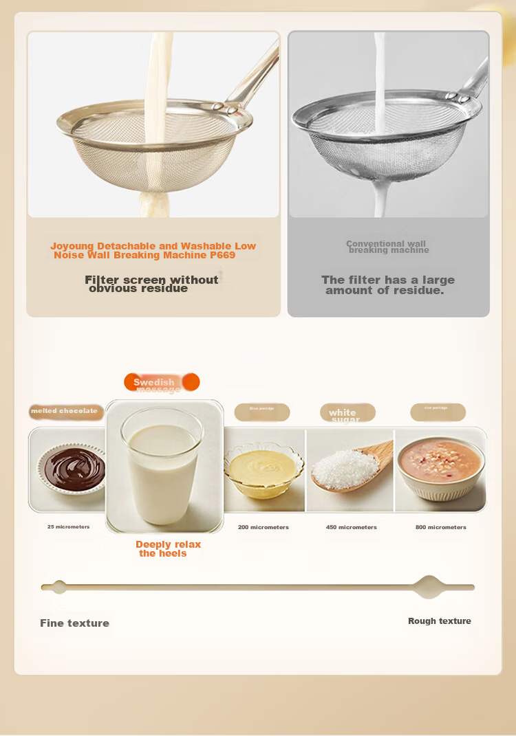 Joyoung High-Speed Blender, Home Use, Quiet Operation, Fully Automatic, Easy to Clean, 1.5L Capacity for Grains And Beans, Soy Milk Maker, P669 Model, Suitable for 2-4 People, with Subsidies 14