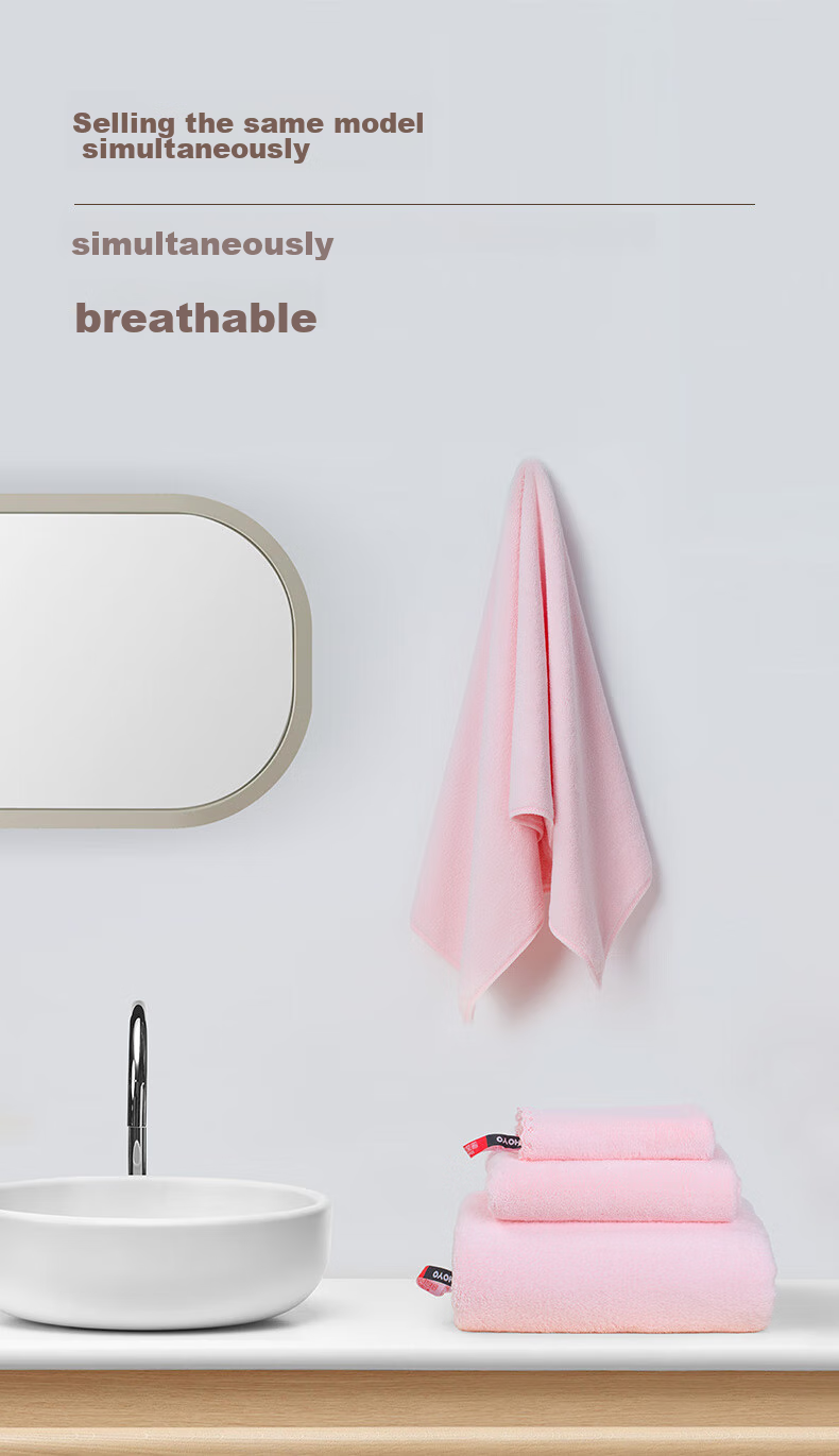 HOYO Japanese Snow Fleece Hair Drying Cap And Hair Tie Two-Piece Set, Quick-Drying Absorbent Bath Towel for Women, Pink 2