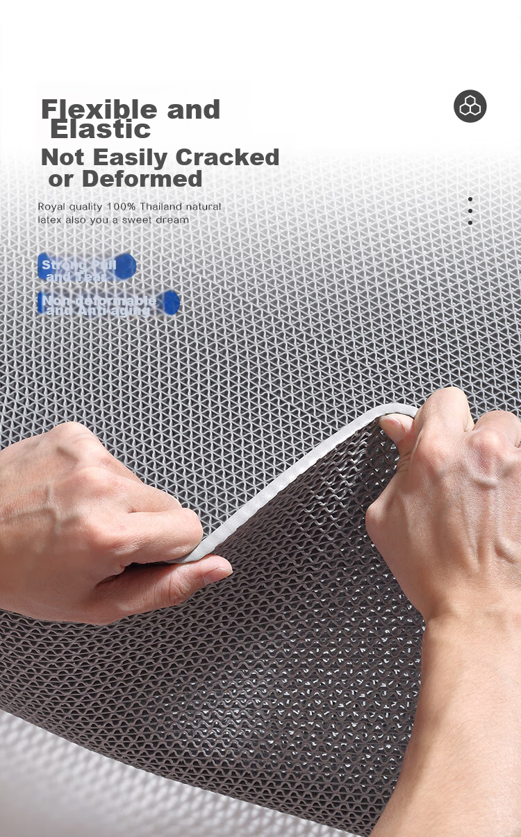 Boneng Bathroom Non-Slip Mat, Shower Room Bathing Special Foot Pad, Toilet Bathroom PVC Hollow Anti-Slip Floor Mat, 1.2*4m 7