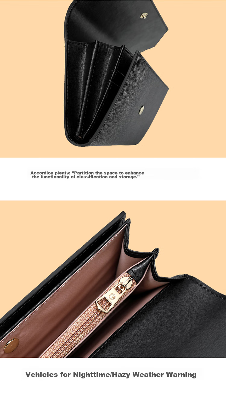 Goldlion Women's Wallet, Fashionable Long Style, Large Capacity Purse, Gift Box, Birthday Present 31