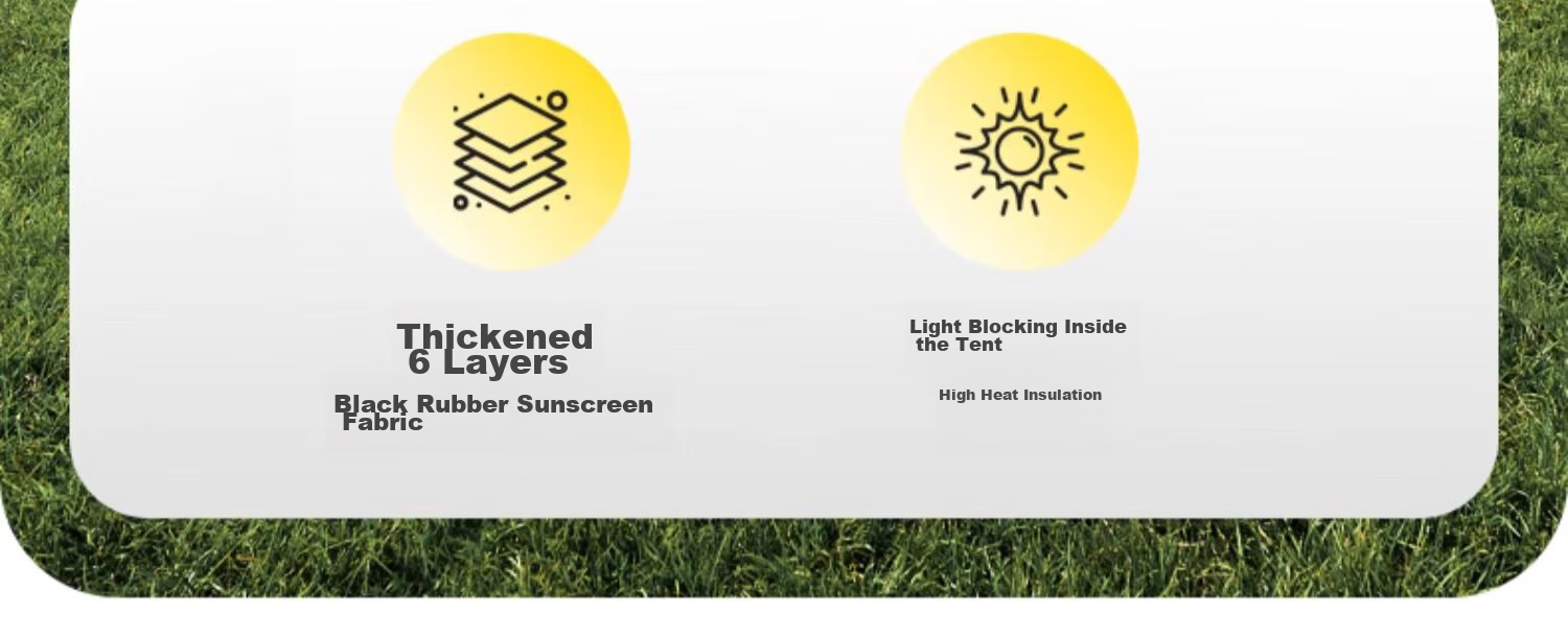 CAMEL Outdoor Black Tarpaulin Tent, Camping Overnight Portable Sun Protection Rainproof Park Picnic Camping Equipment B631 10