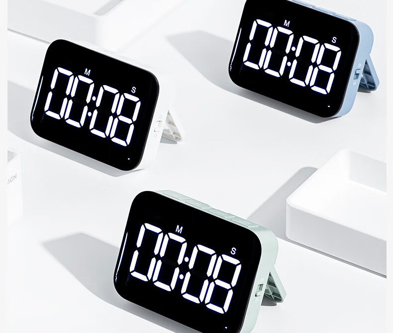 Deli Newse Electronic Timer for Office And Student Use, Time Management Tool for Baking, Thesis Defense, Back-To Season, Graduation, Green NS883, School Supplies, New Year Gift 2