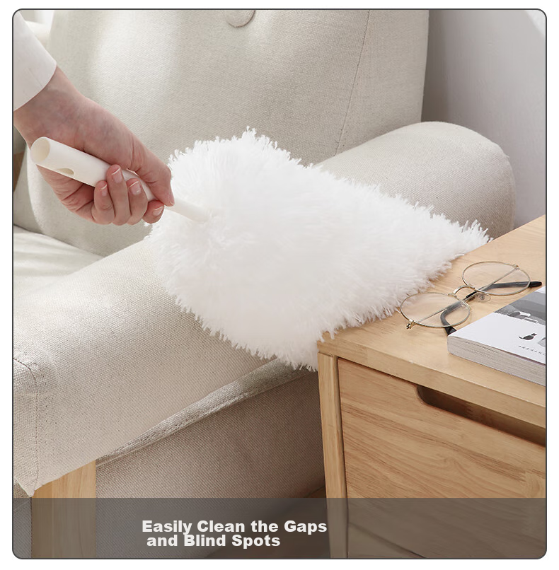 Sulida Feather Duster, 2.5-Meter Extendable, for Car And Home Use, Static Dust Removal, Ceiling Cleaning Tool 9