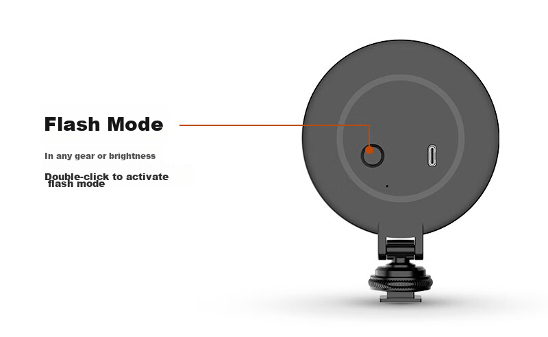 Selfieshow Live Streaming Fill Light for Streamers, Indoor Desktop Photography Light, Food Atmosphere Lamp, Handheld Soft Light Beauty Light, Professional Camera Portable Pocket Light 5