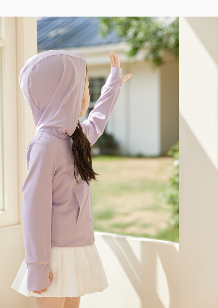 LUSON Children's Clothing, Baby Sun Protection Clothing for Girls, New Summer Style UV-Resistant Children's Ice Silk Jacket 21