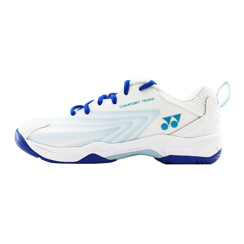 Кроссовки для бадминтона YONEX SHBCFT2EX, мужские, износостойкие, амортизирующие, белые с синим, размер 43