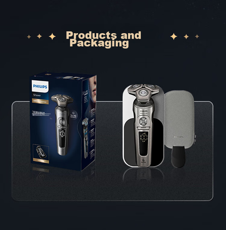 PHILIPS [Mid-Autumn Festival Gift] Self-Operated Electric Shaver, Rotating Guard 9 Series Luxury Edition, SkinIQ Smart Razor, Birthday Gift for Men And Fathers, [Whole Machine Imported from The Netherlands] 14
