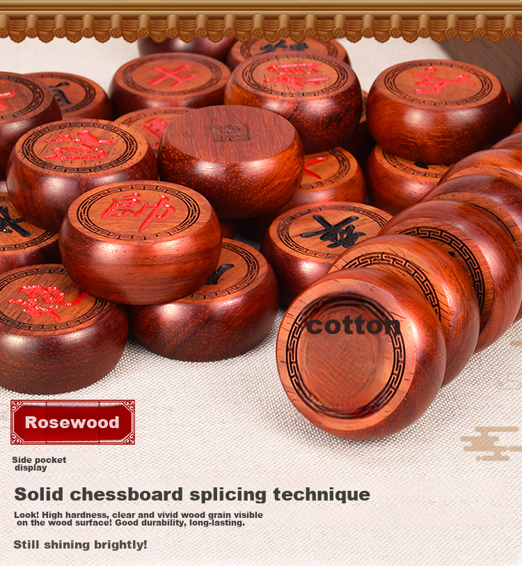 Yusheng Wooden Go Board, Two-In Chess And Go Set, Cloud-Style Go And Chess Set for Home Use, Gift for Elders 15
