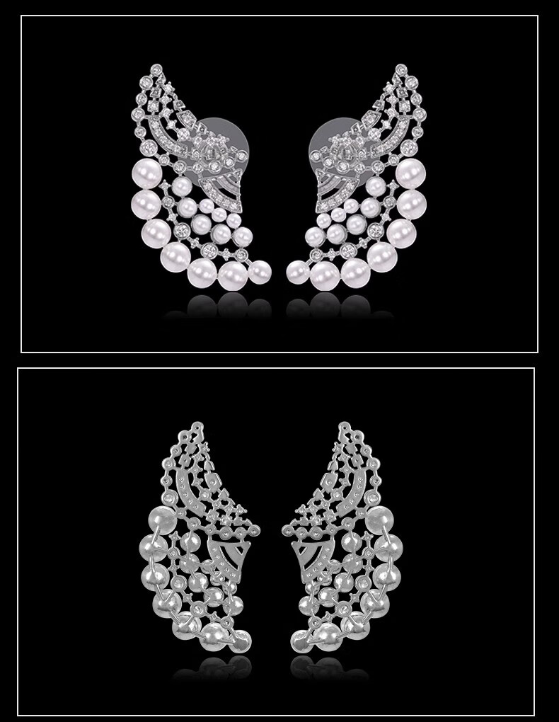 Eternelle French Original Design Earrings, High-End Exaggerated Unique Personality Light Luxury Elegant Earrings 6