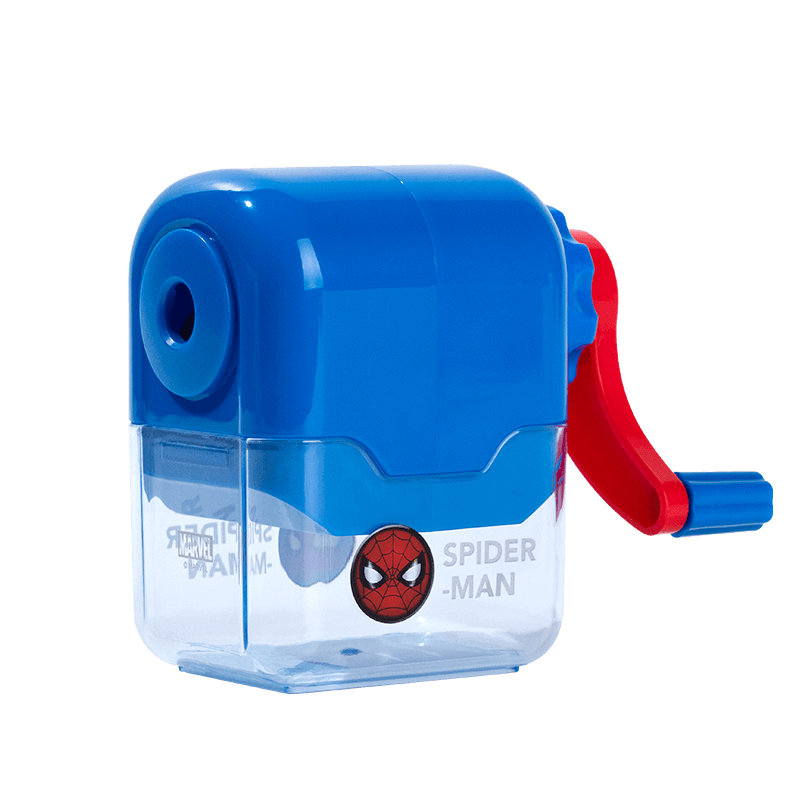 Disney Elementary School Pencil Sharpener, Simple Hand-Cranked Pencil Sharpener/rotary Pencil Sharpener, Portable Pencil Sharpener, Graduation Gift Spider-Ma