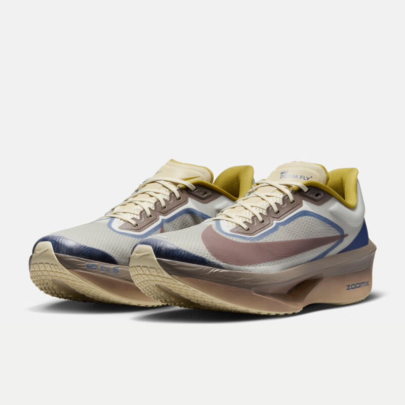 NIKE Men's Carbon Plate Running Shoes ZOOM FLY 6 PRM Sneakers HV4366-072 Brown Gray 42.5 2