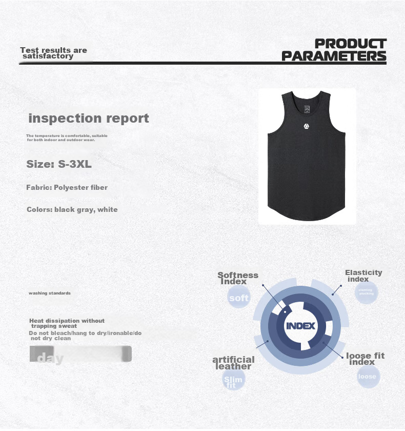 BURUITE Marathon Running Vest, Sports Track And Field Training Wear, Quick-Dry Shirt for Men, Summer Fitness Wear, T-Shirt Equipment Top 6