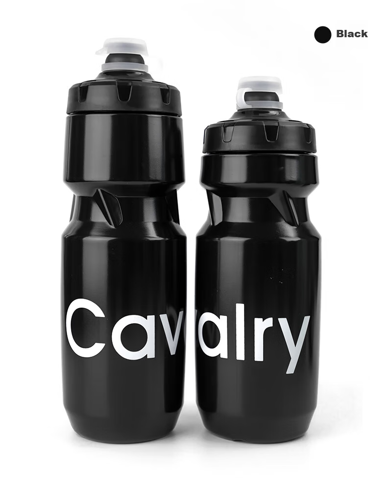 CAVALRY Bicycle Water Bottle Sports Hydration System for Running, Hiking, Rock Climbing, Outdoor Travel, Mountain Biking, Road Biking, And Folding Bikes Cycling Equipment Black 750ML 10